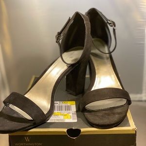 🚨Holiday Sale🚨 Black Worthington Beckwith Open Toe Heels